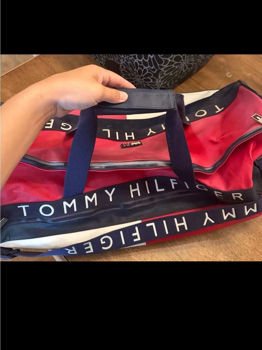 Vintage Tommy Hilfiger Duffel Bag